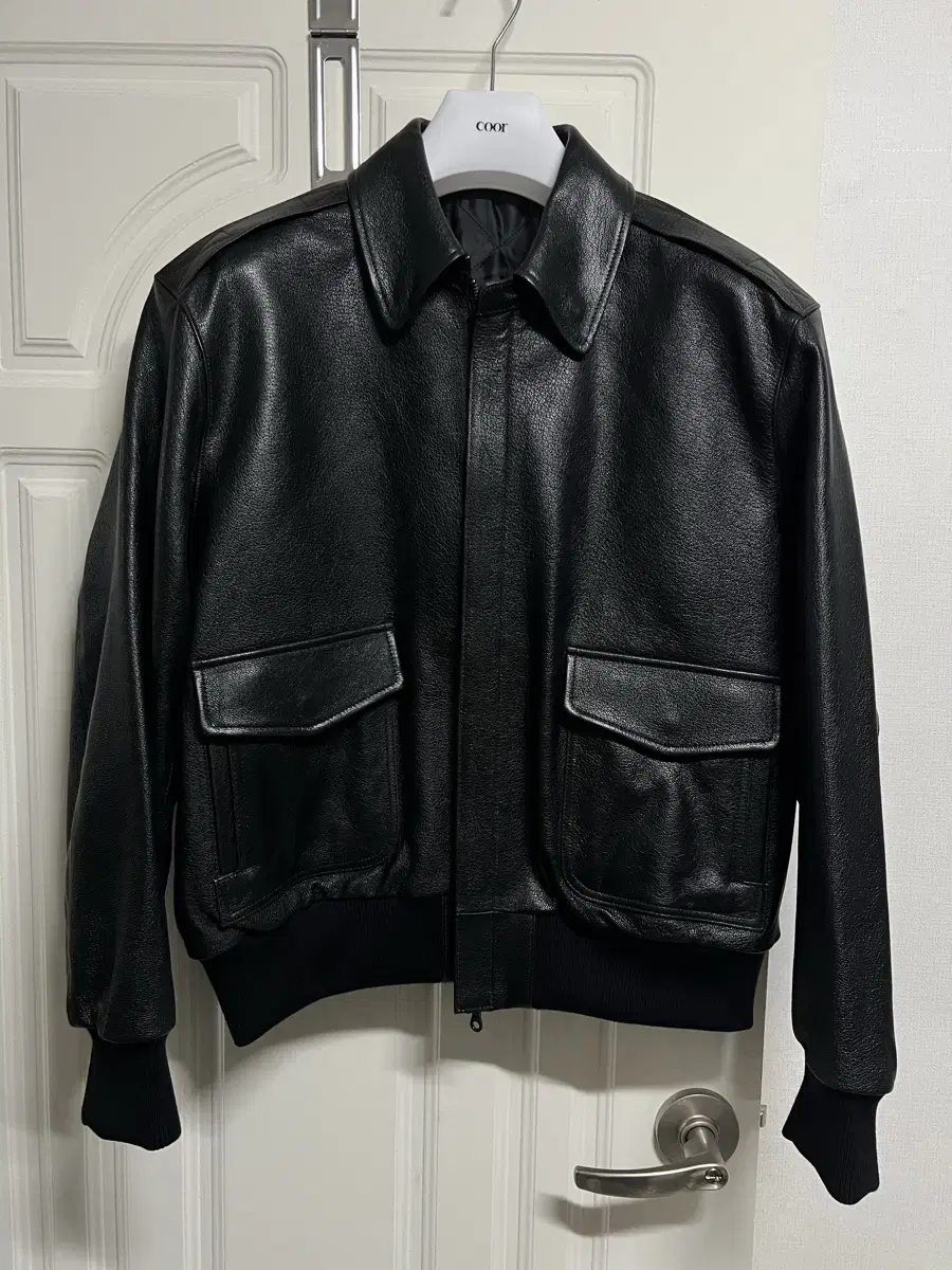 COOR | 쿠어 Coor Wool Button Mélange Bomber Jacket (100 COOR | 쿠어 Coor Wool Button Mélange Bomber Jacket (100